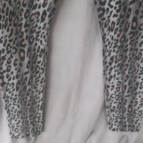 NWT - Joe's The Charlie High Rise Skinny Ankle Animal Print Jeans  Size 23 - Picture 10 of 14